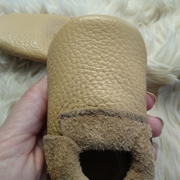 Baby leather moccasins D & F - Picture 4 of 5